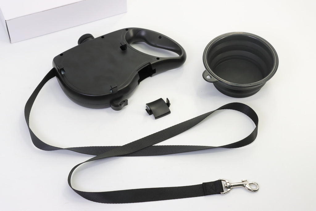 3-in-1 Dog Leash (Leash + Water Bottle + Waste Bag Dispenser)
