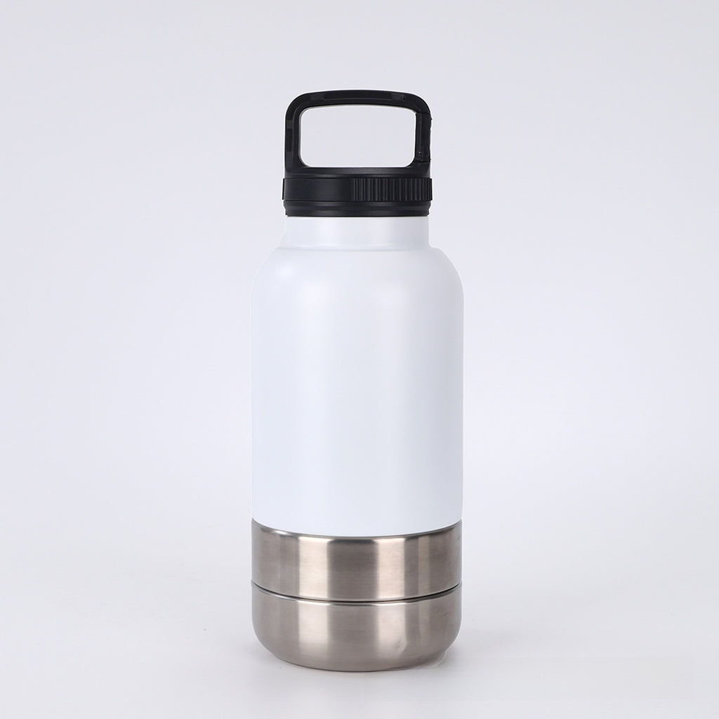 All-in-one pet hydration and feeding bottle