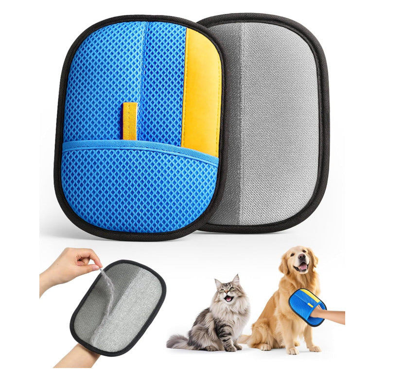 Pet Static Hair Removal Grooming Glove