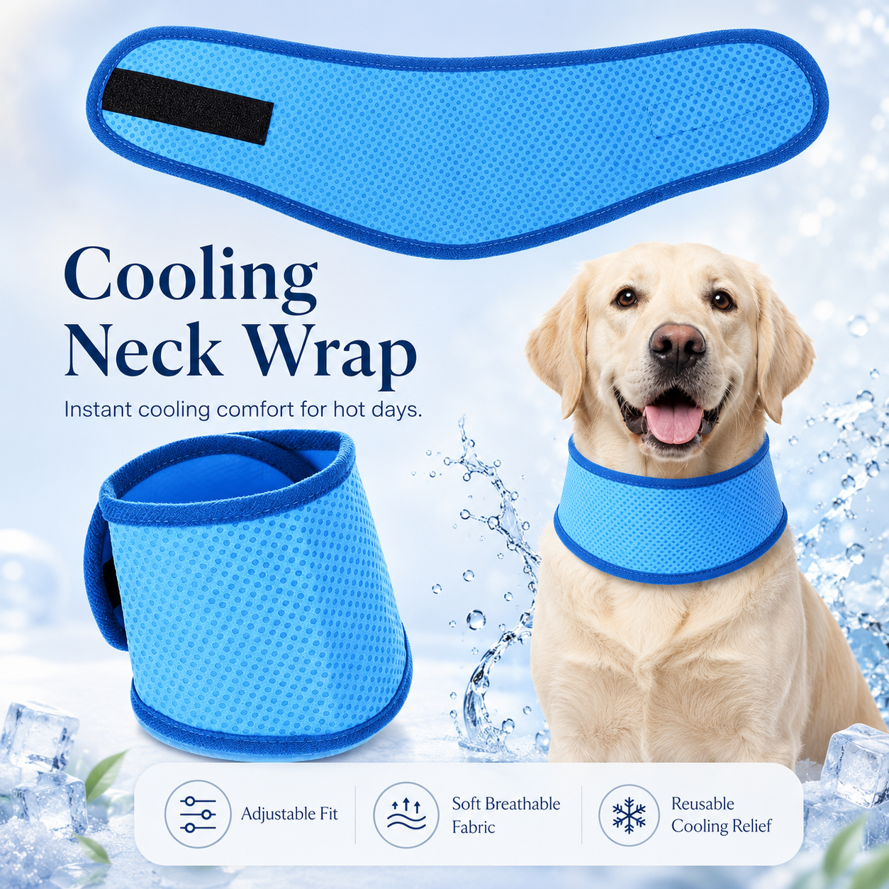 CoolWrap Pet Cooling Collar