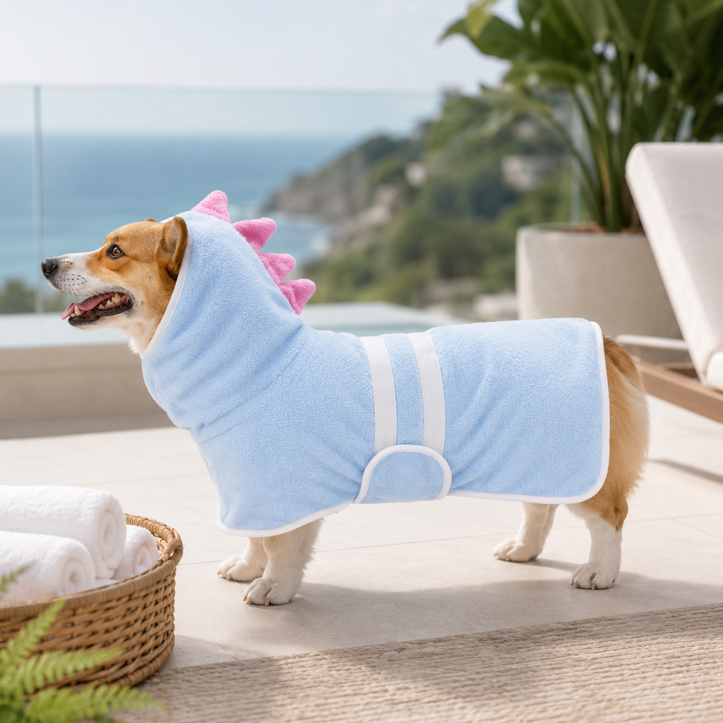 DinoDry Dog Robe