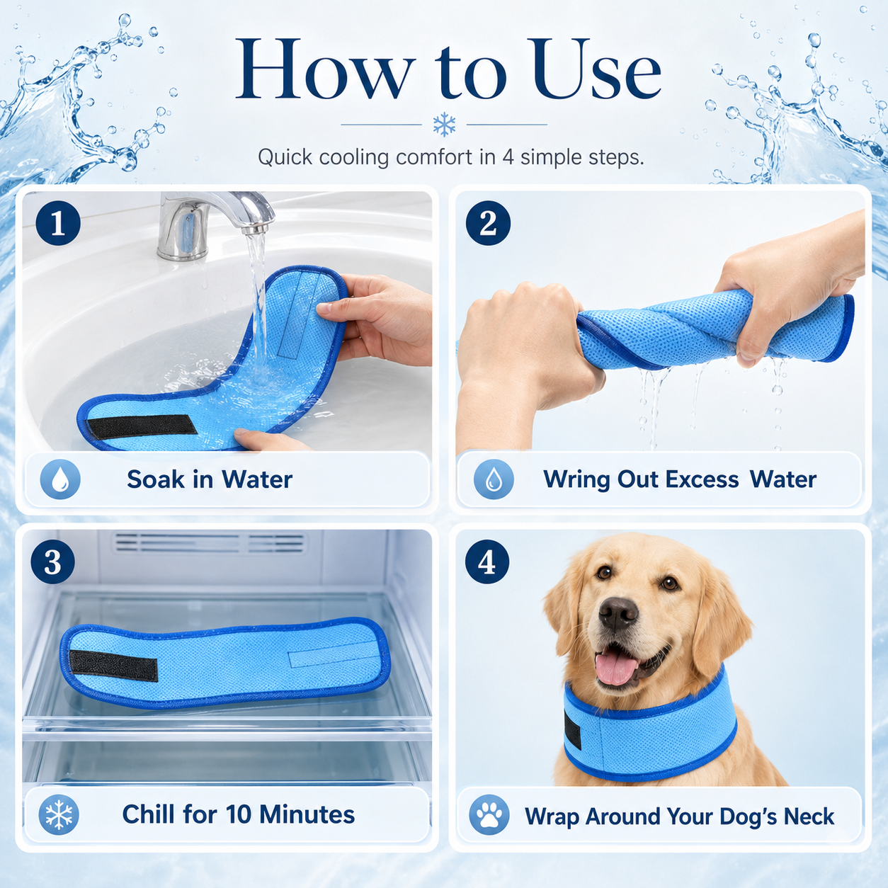 CoolWrap Pet Cooling Collar
