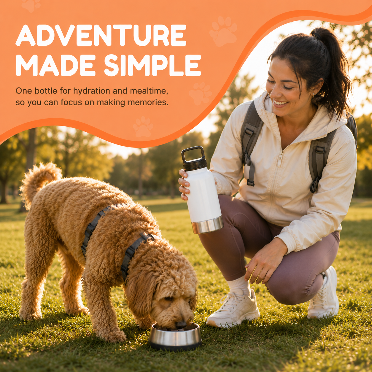 All-in-one pet hydration and feeding bottle