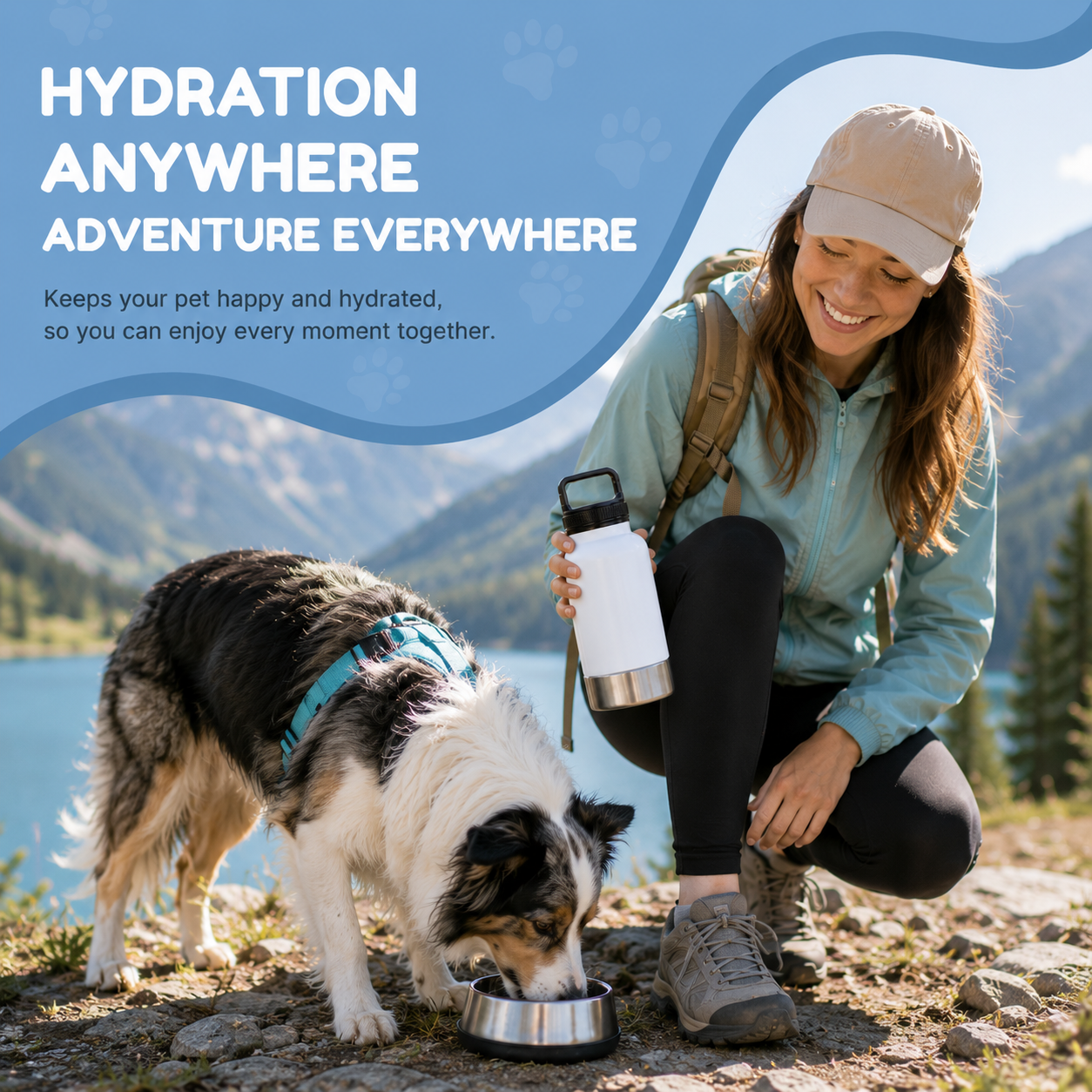All-in-one pet hydration and feeding bottle