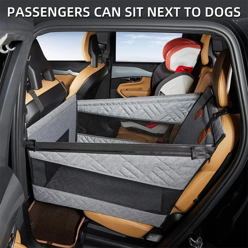 PawTerminal Backseat Dog Hammock with Mesh Window