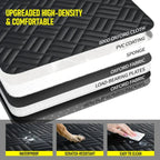 PawTerminal Dog Hard-Cover Protector Mat with Door Guards