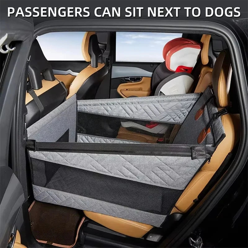 PawTerminal Backseat Dog Hammock with Mesh Window