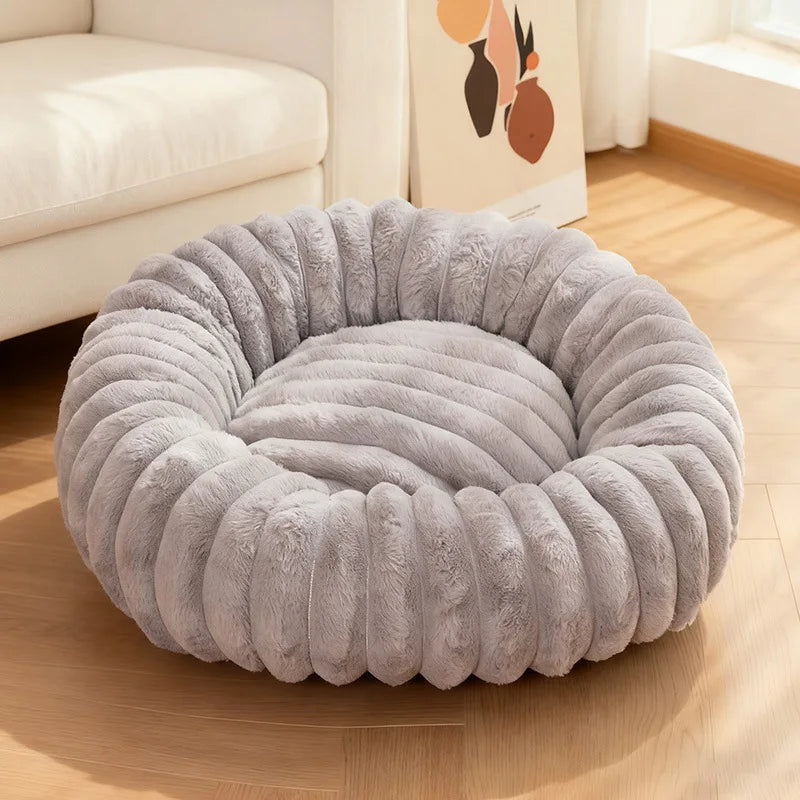 Calming Donut Dog Bed- Ultra Soft Anti-Anxiety Bed