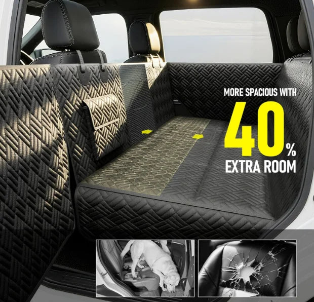 PawTerminal Dog Hard-Cover Protector Mat with Door Guards
