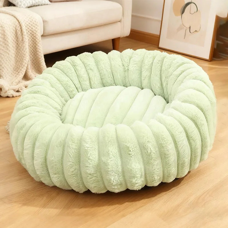 Calming Donut Dog Bed- Ultra Soft Anti-Anxiety Bed