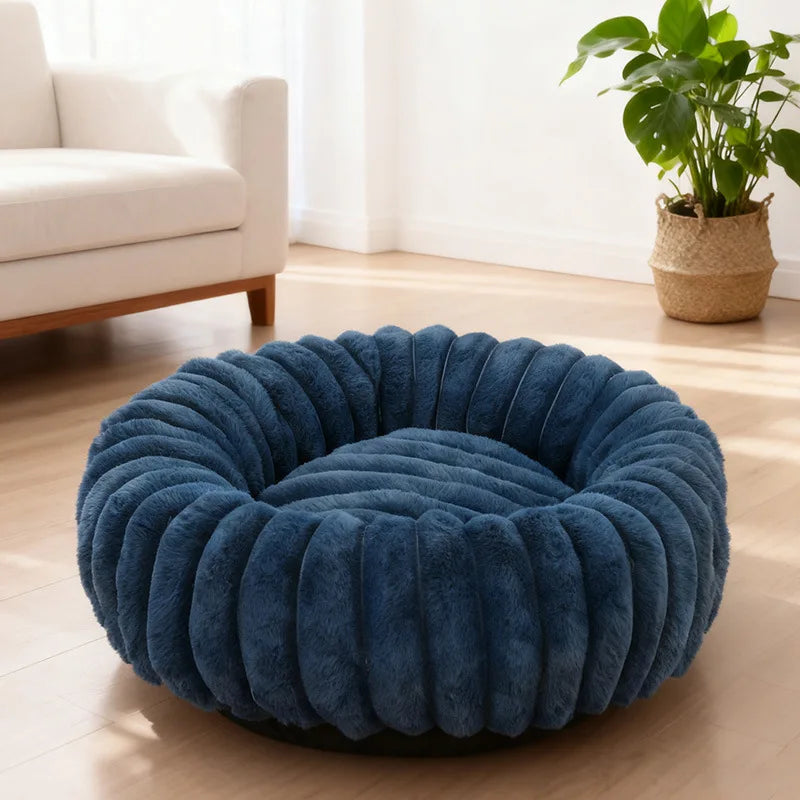 Calming Donut Dog Bed- Ultra Soft Anti-Anxiety Bed