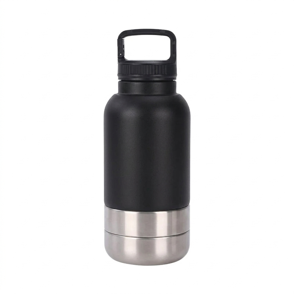 All-in-one pet hydration and feeding bottle