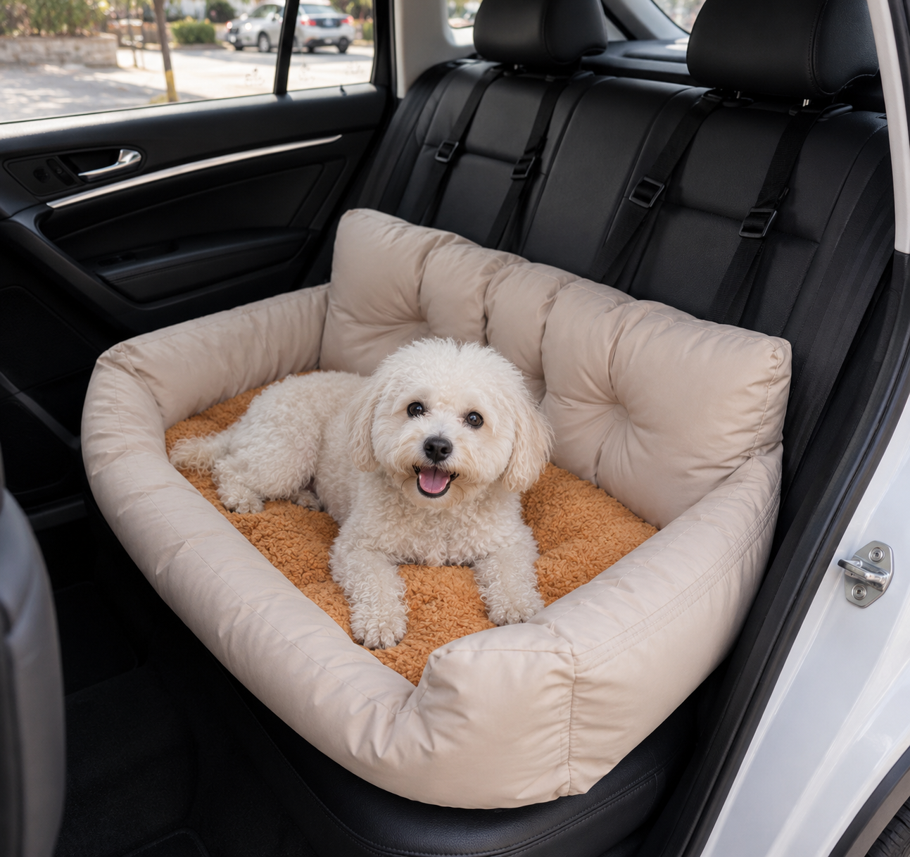 PawTerminal Backseat Comfort Lounge for Dogs