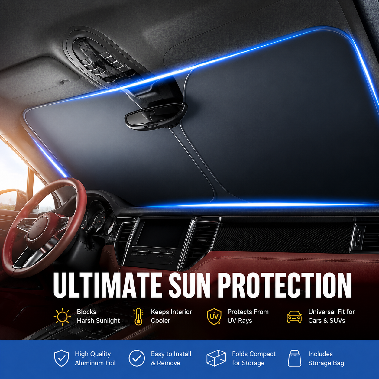 Sunshade shield- umbrella cover